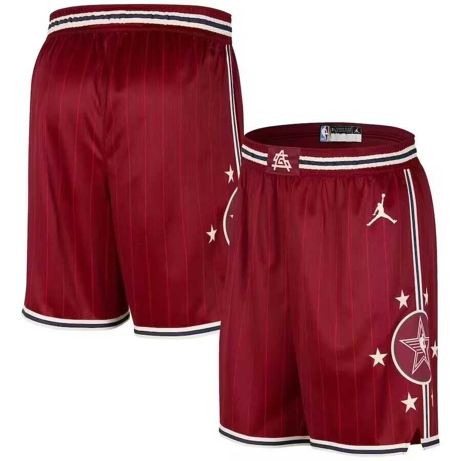 Jordan Brand 2024 NBA All-Star Game Red Swingman Shorts Dzhi